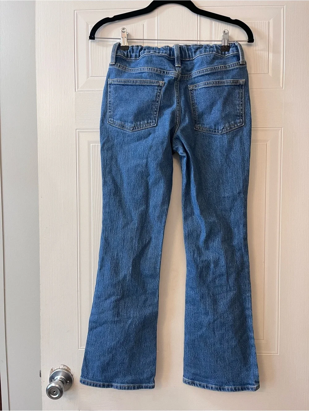 Old Navy Kids BUNDLE Two Jeans Embroidered Flare Jeans & Skinny Heart Jeans